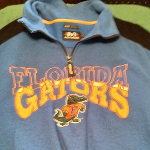 University of Florida Gators 1/4 Zip Blue Vintage Pullover Jacket Size XXL 2XL